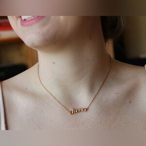 Kate spade cheers necklace